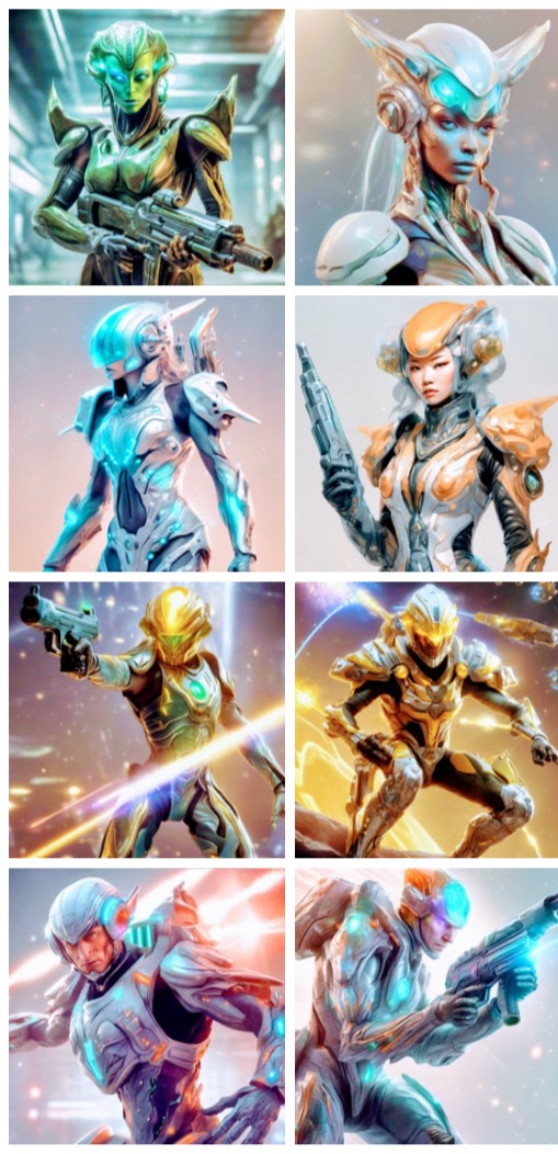 Display of Futuristic Races Found 8th, 9th n 10th Planets away from Zailister (Zail)